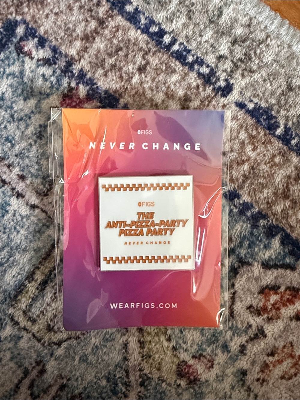 Figs Enamel 'The Anti-Pizza Party' Pin - Ultra Rare for Nurses Week